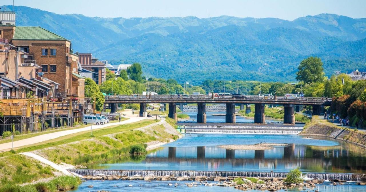 鴨川 栄の屋 Kamo River Machiya Halo House كيوتو المظهر الخارجي الصورة